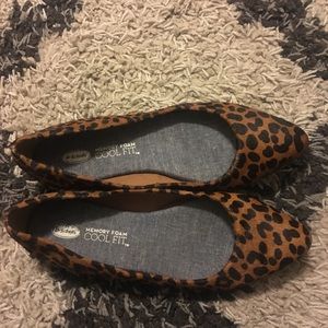 Dr. Scholl’s leopard print flats